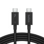 Belkin INZ005HQ1MBK Cavo Thunderbolt 1 m 120 Gbit/s Nero
