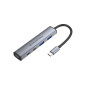 Conceptronic HUBBIES22G hub di interfaccia USB 3.2 Gen 1 (3.1 Gen 1) Type-C 5000 Mbit/s Grigio Conceptronic HUBBIES22G hub di interfaccia USB 3.2 Gen 1 (3.1 Gen 1) Type-C 5000 Mbit/s Grigio