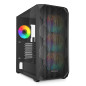 Sharkoon AK3 RGB Midi Tower Nero Sharkoon AK3 RGB Midi Tower Nero