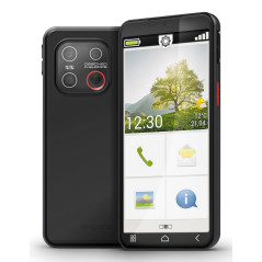 Emporia Smart.7lite 13,8 cm (5.45") SIM singola Android 15 4G USB tipo-C 6 GB 128 GB 3500 mAh Nero