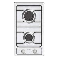Candy Idea CHW23X Acciaio inox Da incasso 28.8 cm Gas 2 Fornello(i)