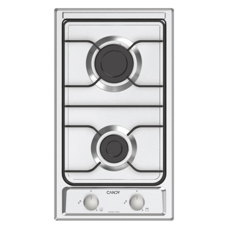 Candy Idea CHW23X Acciaio inox Da incasso 28.8 cm Gas 2 Fornello(i)