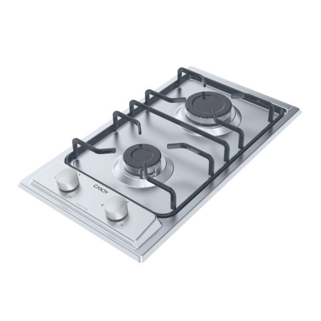 Candy Idea CHW23X Acciaio inox Da incasso 28.8 cm Gas 2 Fornello(i)