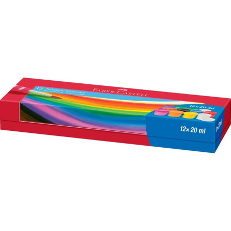 Faber-Castell 121050 vernice Guazzo 20 ml 12 pz