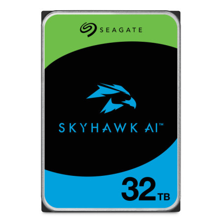 Seagate SkyHawk AI disco rigido interno 32 TB 512 MB 3.5" Serial ATA III