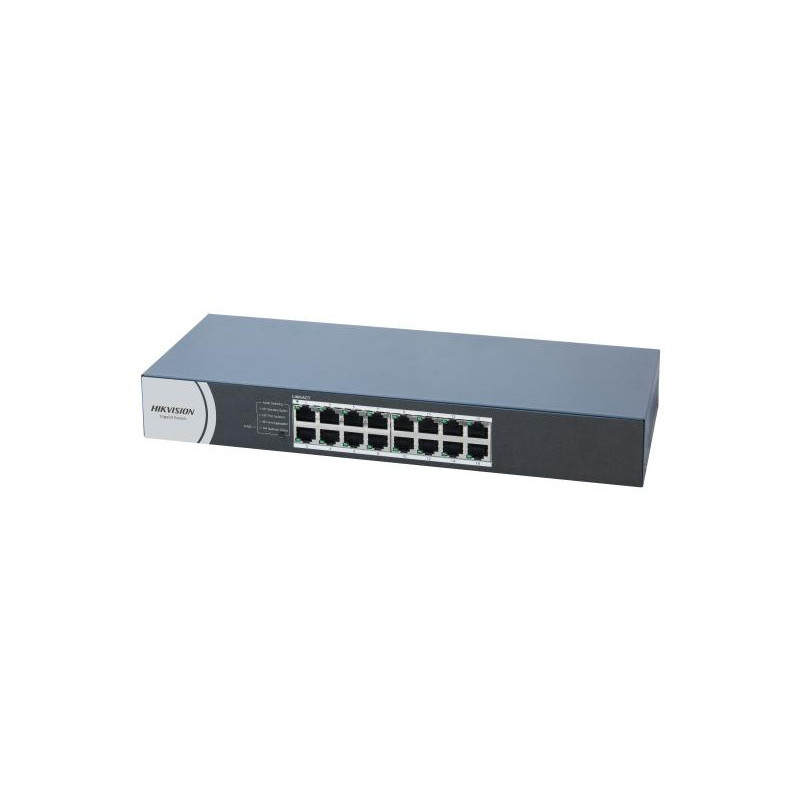 Hikvision DS-3E0516R-O switch di rete Non gestito Gigabit Ethernet (10/100/1000) Grigio Hikvision DS-3E0516R-O switch di rete Non gestito Gigabit Ethernet (10/100/1000) Grigio