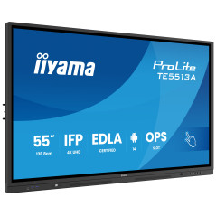 iiyama TE5513A-B3AG visualizzatore di messaggi Pannello piatto interattivo 138,7 cm (54.6") LCD Wi-Fi 500 cd m² 4K Ultra HD