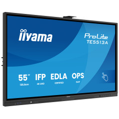 iiyama TE5513A-B3AG visualizzatore di messaggi Pannello piatto interattivo 138,7 cm (54.6") LCD Wi-Fi 500 cd m² 4K Ultra HD