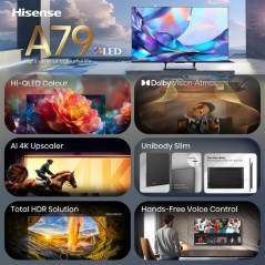 Hisense 50A79S TV 127 cm (50") 4K Ultra HD Smart TV Wi-Fi Nero