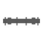 Multibrackets 7000 Supporto per display espositivi 81,3 cm (32") Nero