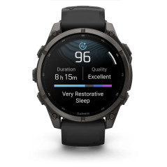 Garmin fēnix 9 3,56 cm (1.4") AMOLED 47 mm Digitale 454 x 454 Pixel Touch screen Titanio Wi-Fi GPS (satellitare)