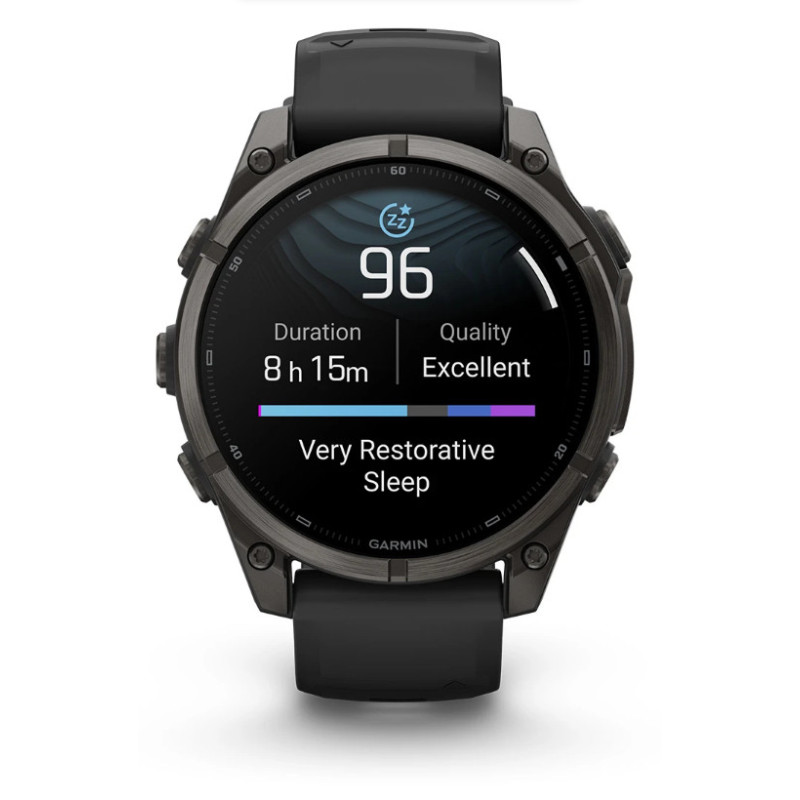 Garmin fēnix 9 3,56 cm (1.4") AMOLED 47 mm Digitale 454 x 454 Pixel Touch screen Titanio Wi-Fi GPS (satellitare)