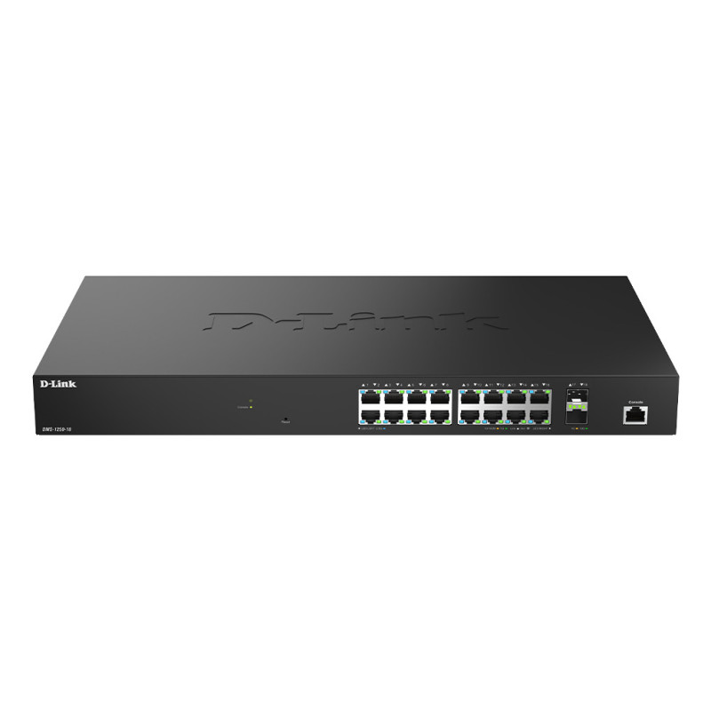 D-Link DMS-1250-18/E switch di rete Gestito L2 2.5G Ethernet (100/1000/2500) Nero