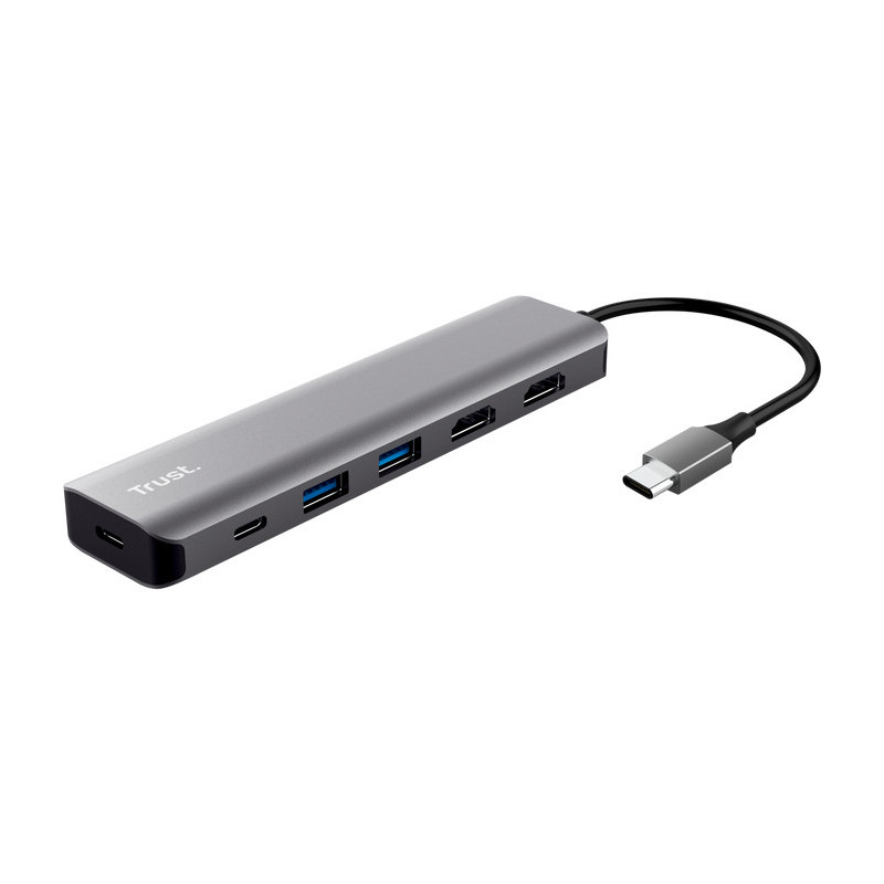 Trust Dalyx Cablato USB 3.2 Gen 1 (3.1 Gen 1) Type-C Grigio Trust Dalyx Cablato USB 3.2 Gen 1 (3.1 Gen 1) Type-C Grigio