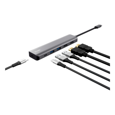 Trust Dalyx Cablato USB 3.2 Gen 1 (3.1 Gen 1) Type-C Grigio