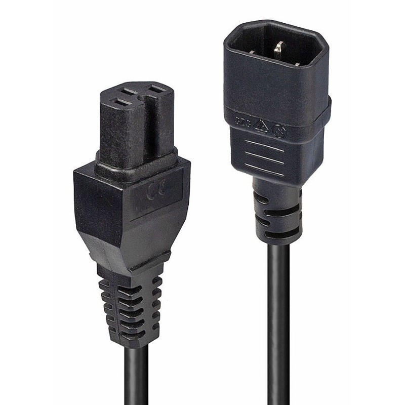 Lindy 30314 cavo di alimentazione Nero 2 m Accoppiatore C14 Accoppiatore C15 Lindy 30314 cavo di alimentazione Nero 2 m Accoppiatore C14 Accoppiatore C15