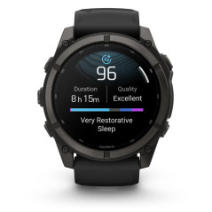 Garmin fēnix 9 3,56 cm (1.4") AMOLED 51 mm Digitale 454 x 454 Pixel Touch screen Titanio Wi-Fi GPS (satellitare)