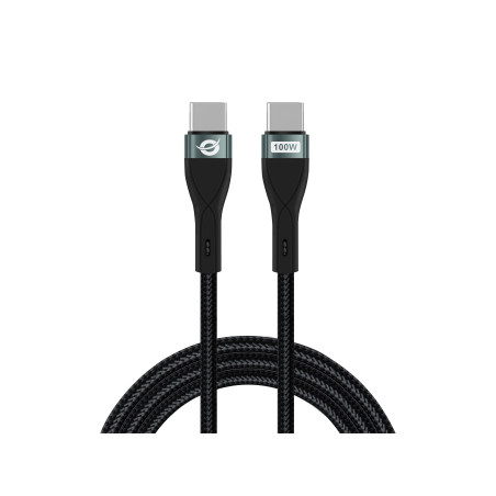 Conceptronic ETTA01B12 cavo USB USB 2.0 1,2 m USB C 0,48 Gbit/s 100 W Nero