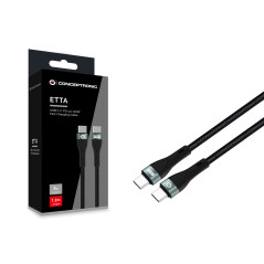 Conceptronic ETTA01B12 cavo USB USB 2.0 1,2 m USB C 0,48 Gbit s 100 W Nero