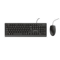 Trust Primo tastiera Mouse incluso Universale USB QWERTY Inglese Nero