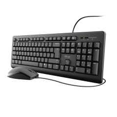 Trust Primo tastiera Mouse incluso Universale USB QWERTY Inglese Nero