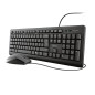 Trust Primo tastiera Mouse incluso Universale USB QWERTY Inglese Nero Trust Primo tastiera Mouse incluso Universale USB QWERTY Inglese Nero