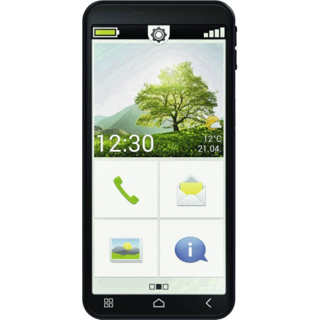 Emporia SMART.ME7 13,8 cm (5.45") SIM singola Android 15 4G USB tipo-C 6 GB 128 GB 3500 mAh Nero