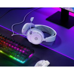 Steelseries Arctis Nova 1 Auricolare Cablato A Padiglione Gaming Bianco
