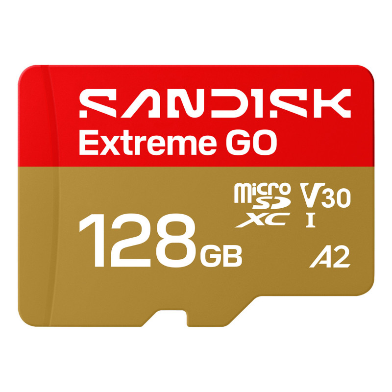 SanDisk Extreme GO 128 GB MicroSDXC UHS-I SanDisk Extreme GO 128 GB MicroSDXC UHS-I