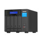 QNAP TVS-H474 NAS Tower Intel® Core™ i3 i3-12100 8 GB DDR4 0 TB QuTS hero Nero