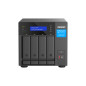 QNAP TVS-H474 NAS Tower Intel® Core™ i3 i3-12100 8 GB DDR4 0 TB QuTS hero Nero