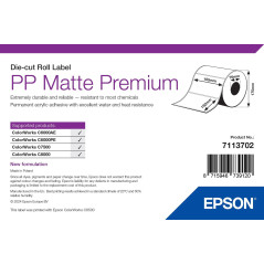 Epson 7113702 etichetta per stampante Bianco Etichetta per stampante autoadesiva