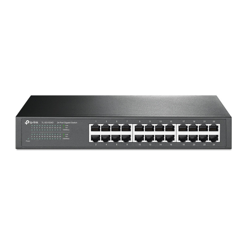 TP-Link TL-SG1024D switch di rete Non gestito Gigabit Ethernet (10/100/1000) Grigio TP-Link TL-SG1024D switch di rete Non gestito Gigabit Ethernet (10/100/1000) Grigio