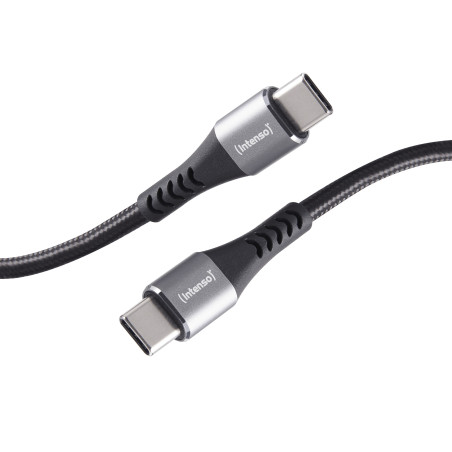 Intenso CHARGING DATA CABLE C240C 2 METER ZWART cavo USB 2 m USB C 240 W Nero