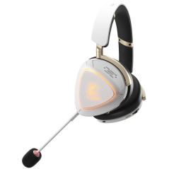 ASUS ROG Delta II-KJP Auricolare Con cavo e senza cavo A Padiglione Gaming Bluetooth Nero, Bianco
