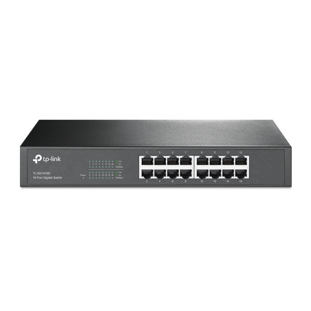 TP-Link TL-SG1016D switch di rete Non gestito L2 Gigabit Ethernet (10 100 1000) Nero