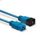 Lindy 30121 cavo di alimentazione Blu 2 m Accoppiatore C19 Accoppiatore C20 Lindy 30121 cavo di alimentazione Blu 2 m Accoppiatore C19 Accoppiatore C20