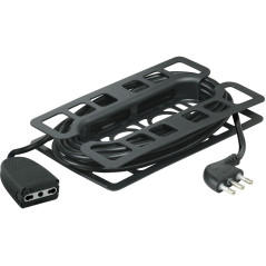 bticino 2528N prolunghe e multiple 5 m 1 presa(e) AC Interno Nero