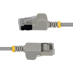 StarTech.com N6APATSTP34GRS50CM cavo di rete Grigio 0,5 m Cat6a U FTP (STP) Rotondo