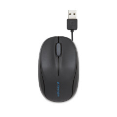 Kensington Mouse Pro Fit portatile con cavo riavvolgibile