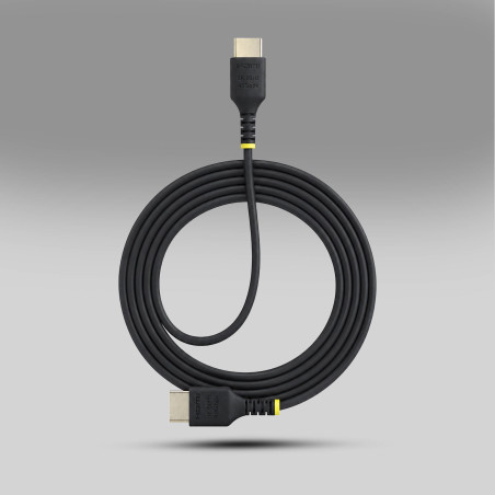 StarTech.com Cavo HDMI 2.1 Ultra High Speed Slim Certificato 1m, 8K 60Hz   4K 120Hz, con HDR10+   eARC, 48Gbps, Cavo HDMI 8K
