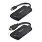 StarTech.com Extender Wireless USB-C a HDMI per Sale Riunioni e Huddle Space, 4K 60Hz, Portata 20m, Alimentazione USB, Kit