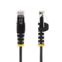 StarTech.com N6PAT100CMBKS10PK cavo di rete Nero 1 m Cat6 U UTP (UTP)