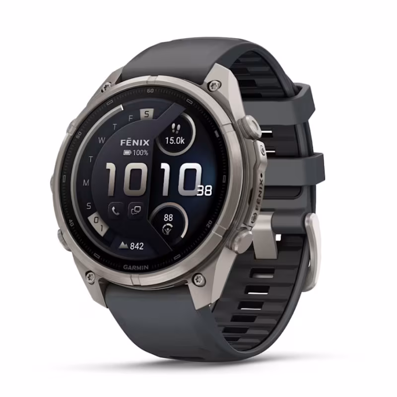 Garmin fēnix 9 Pro 3,56 cm (1.4") AMOLED 47 mm Digitale 454 x 454 Pixel Touch screen 4G Titanio Wi-Fi GPS (satellitare)