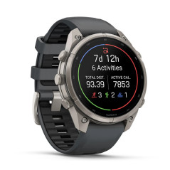 Garmin fēnix 9 Pro 3,56 cm (1.4") AMOLED 47 mm Digitale 454 x 454 Pixel Touch screen 4G Titanio Wi-Fi GPS (satellitare)