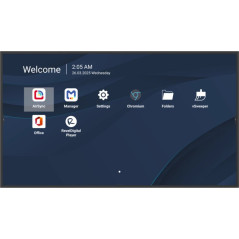 Viewsonic CDE4331-1C visualizzatore di messaggi Pannello piatto per segnaletica digitale 109,2 cm (43") LCD Wi-Fi 500 cd m² 4K