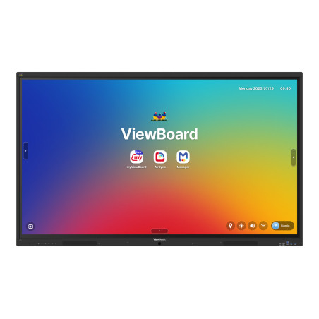 Viewsonic IFP6541-1-1C lavagna interattiva 165,1 cm (65") 3840 x 2160 Pixel Touch screen Nero