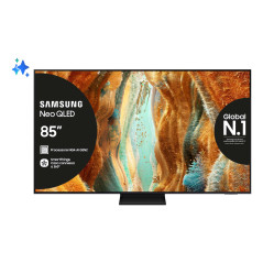 Samsung Neo QLED AI TV 85" QE85QN70FAUXZT 4K Mini LED, Processore NQ4 AI Gen2, 4K AI Upscaling, Motion Xcelerator 144Hz, Neo