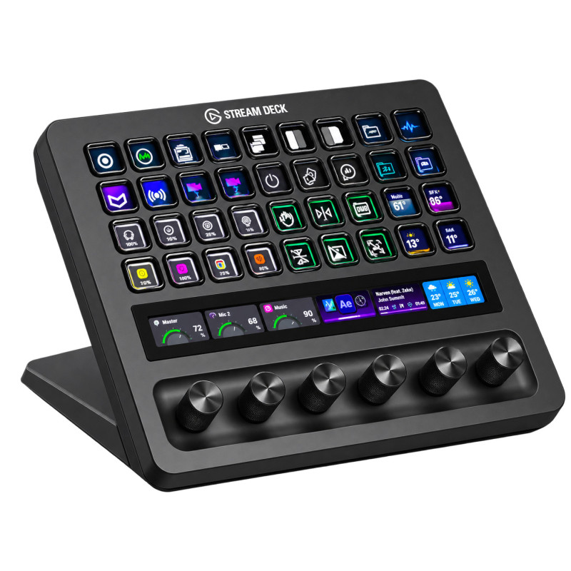 Elgato Stream Deck + XL Nero 36 pulsanti