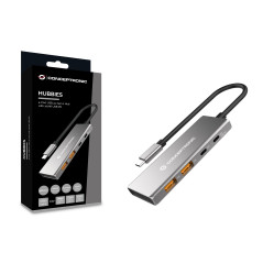 Conceptronic HUBBIES15G hub di interfaccia USB 3.2 Gen 2 (3.1 Gen 2) Type-C 10000 Mbit s Grigio